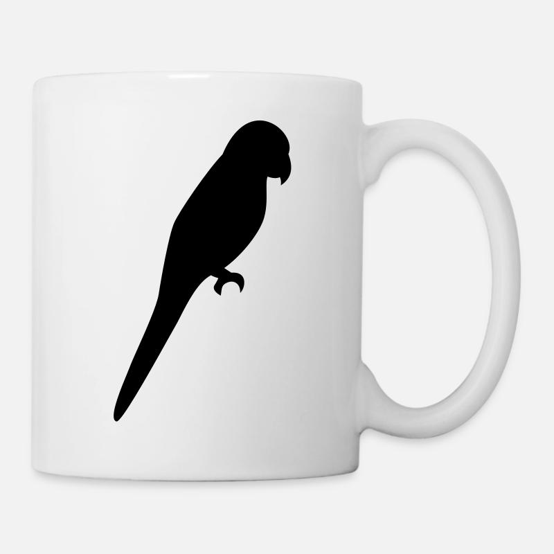 wellensittich - Tasse - Weiß