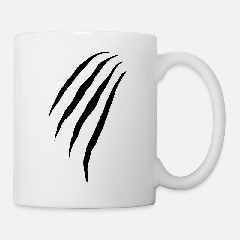 claws - Tasse - Weiß