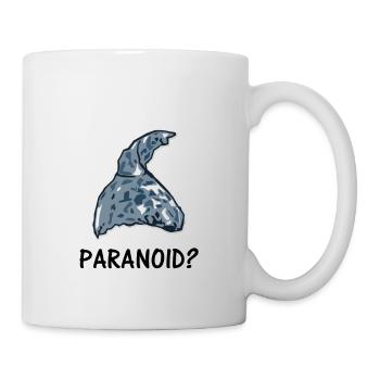 Paranoid? Aluhut - Tasse - Weiß - Rechts