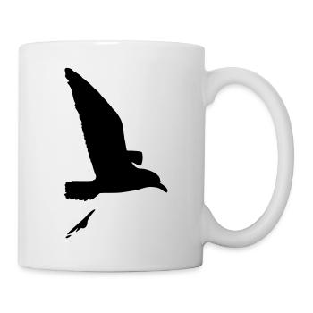Moeve_scheiss - Tasse - Weiß - Rechts