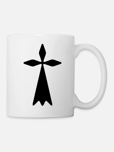 breizh bretagne hermine - Mug blanc - blanc
