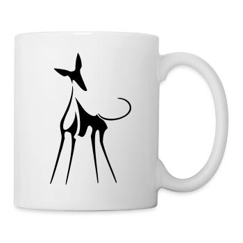 Podenco - Tasse - Weiß - Rechts