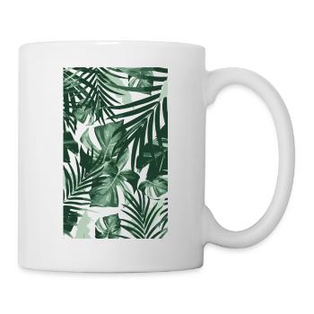 Tropical Leaves - Tasse - Weiß - Rechts
