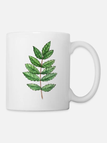 Leaf of an ash - Mug - white