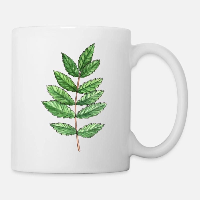 Leaf of an ash - Mug - white