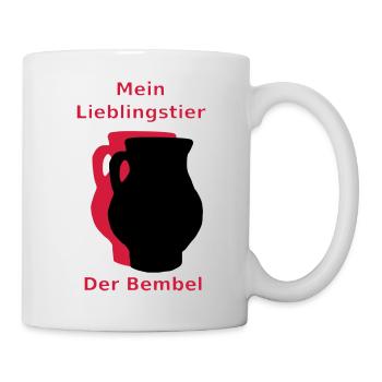 My favorite animal of the Bembel - Mug - white - Right