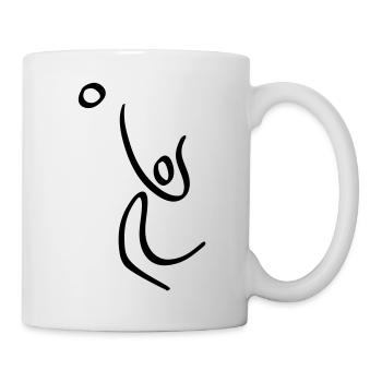 Volley-ball Icône - Mug blanc - blanc - Droite