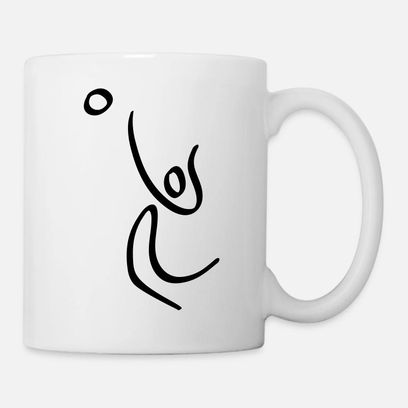Volley-ball Icône - Mug blanc - blanc