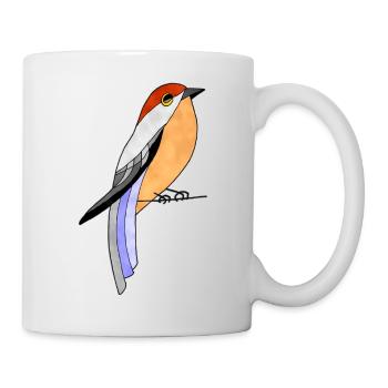 Oiseau - Mug blanc - blanc - Droite