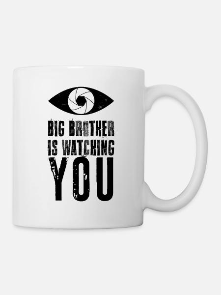 Big Brother controls you - Mug - white