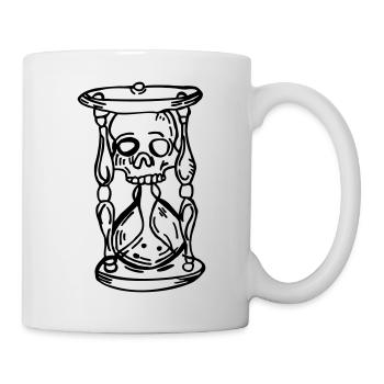 Sablier - Mug blanc - blanc - Droite