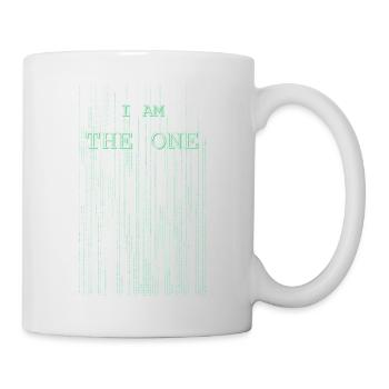 Matrix letter I am the one - Mug - white - Right