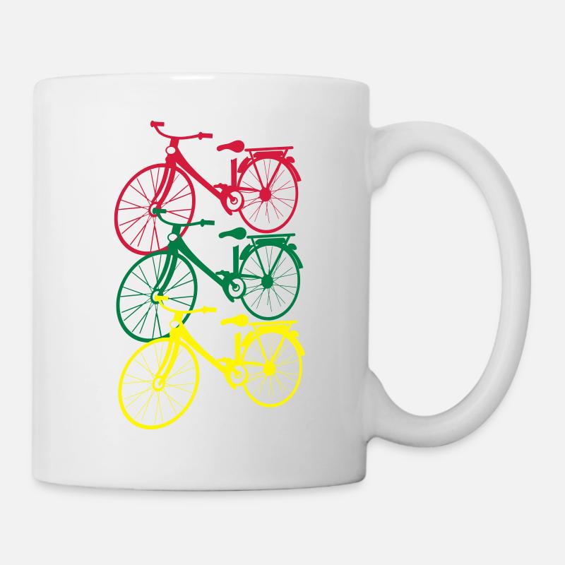 Faire du vélo - Mug blanc - blanc