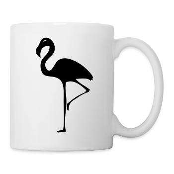 Flamingo - Tasse - Weiß - Rechts