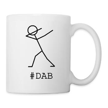 DAB stick figures - Mug - white - Right