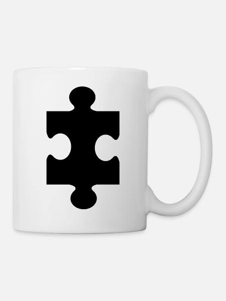 puzzle_2 - Tasse - Weiß