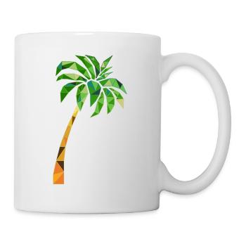 Geometric palm tree - Mug - white - Right