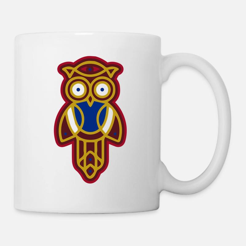 Chouette d'Egypte - Mug blanc - blanc