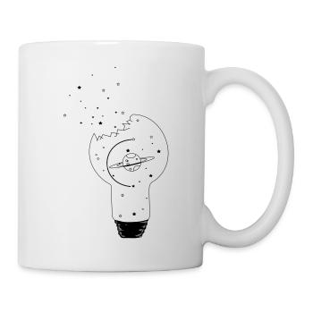 Birne Sterne - Tasse - Weiß - Rechts