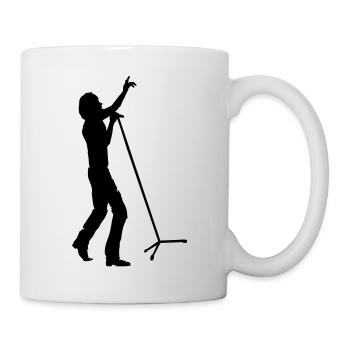 singer - Tasse - Weiß - Rechts