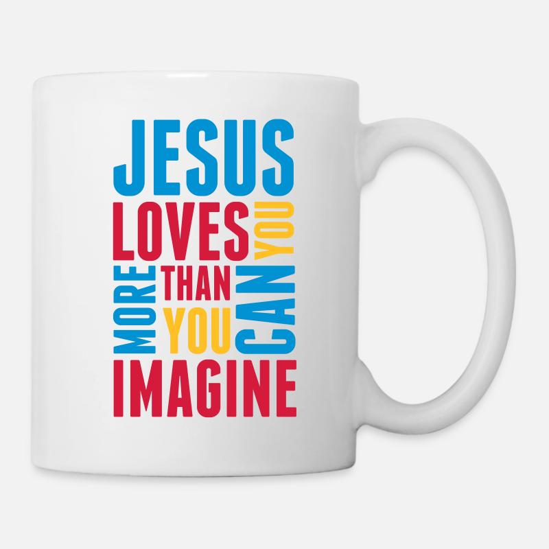 jesus_loves_you_more_3 - Mug blanc - blanc