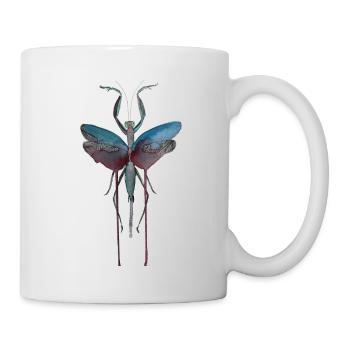 mante religieuse - Mug blanc - blanc - Droite