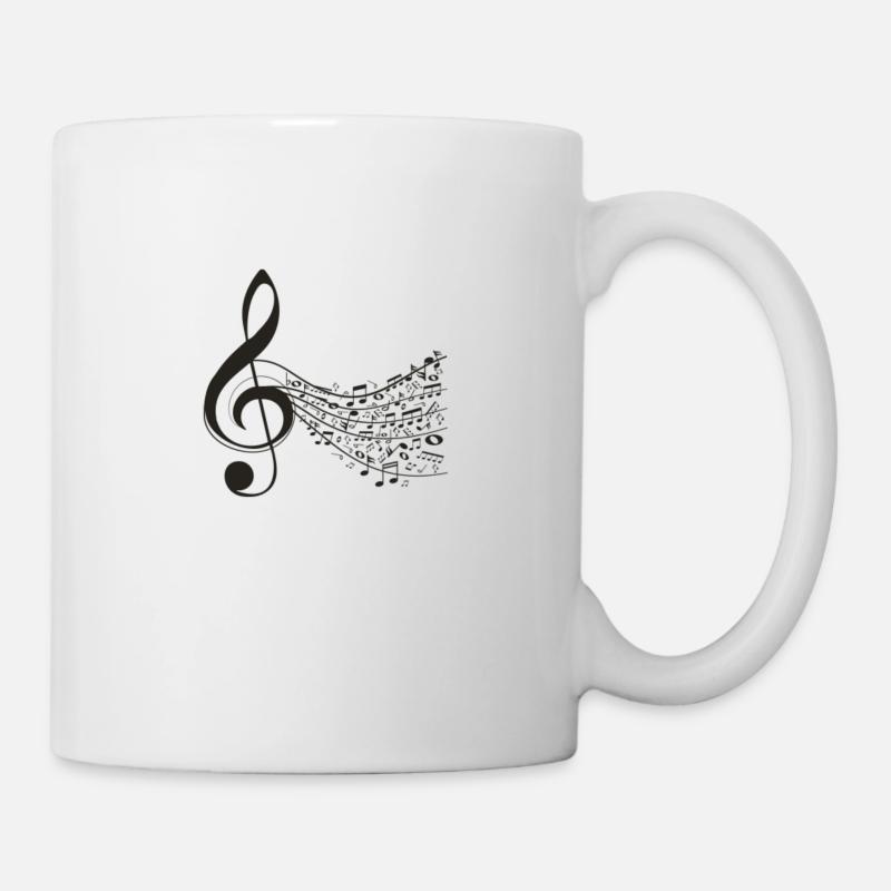 Notes de musique Symphony - Mug blanc - blanc