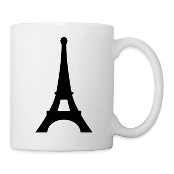 Paris Eiffelturm - Tasse - Weiß - Rechts
