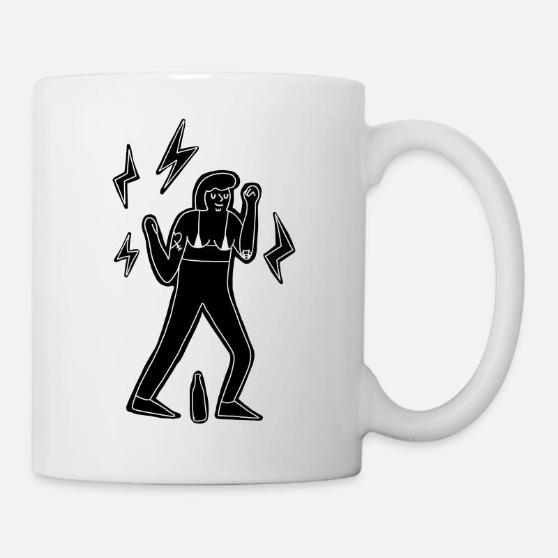 Techno danseuse - Mug blanc - blanc