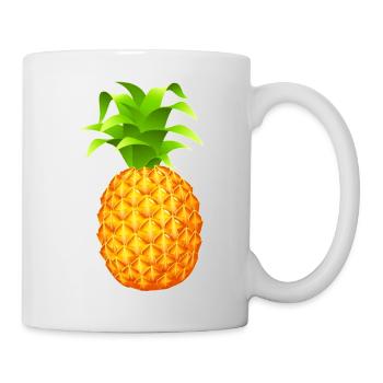 ananas - Mug blanc - blanc - Droite
