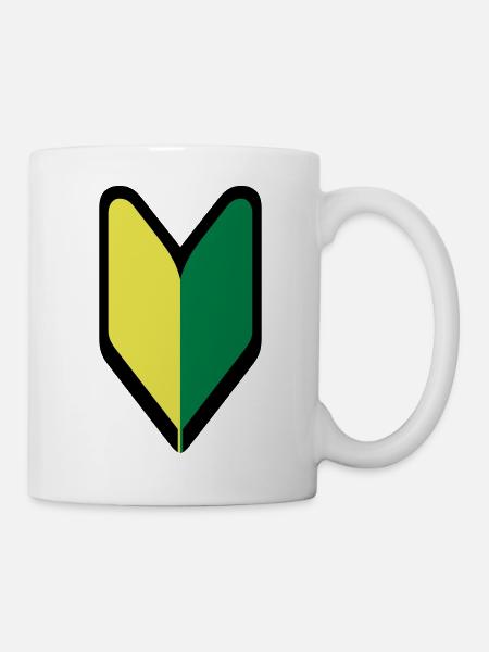 Wakaba Shoshinsha Mark - Tasse - Weiß