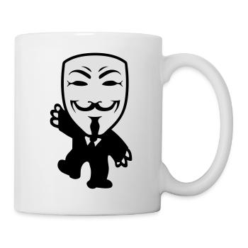 anonymous - Tasse - Weiß - Rechts