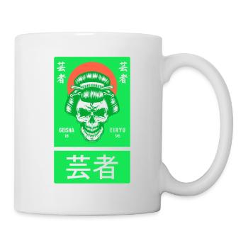 Geisha Graphique japonais - Mug blanc - blanc - Droite