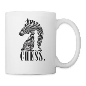 Schach DNA Finger Abdruck - Tasse - Weiß - Rechts