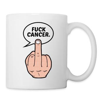 Fuck Cancer - Mug blanc - blanc - Droite