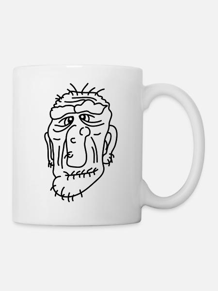 Old Man - Tasse - Weiß