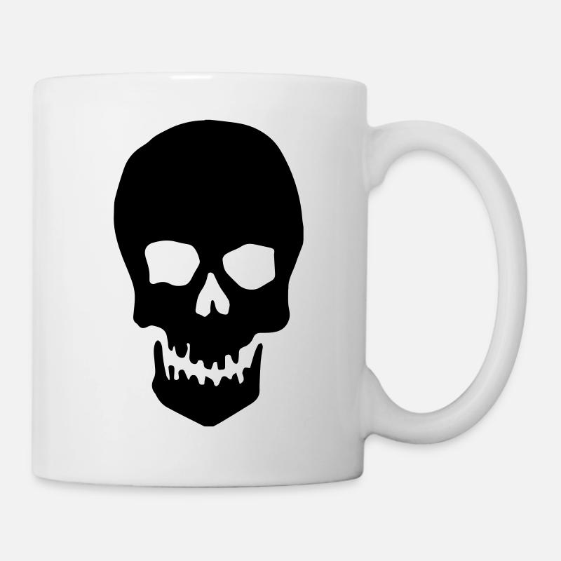 Skull - Tasse - Weiß