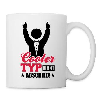 cooler_typ_nimmt_abschied_tj2 - Mug blanc - blanc - Droite