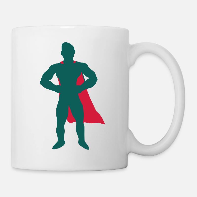 super hero - Mug blanc - blanc