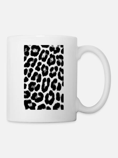 Smartphone_Leopard_V1 - Mug blanc - blanc