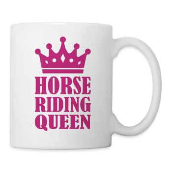 Horse Riding Queen - Tasse - Weiß - Rechts