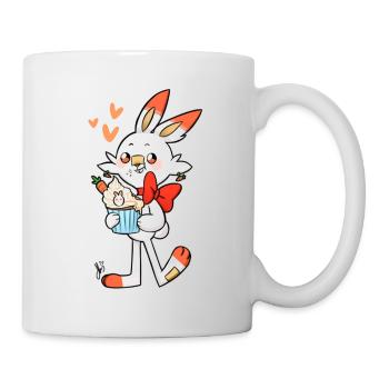 scorbunny design - Mug blanc - blanc - Droite