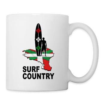 basque surfing country 02 - Mug blanc - blanc - Droite