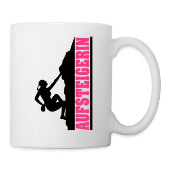 Aufsteigerin - Tasse - Weiß - Rechts