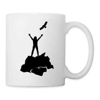 on_top_3 - Tasse - Weiß - Rechts
