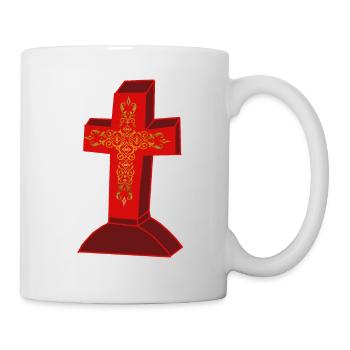 Gravestone Grave Cross Crosses Cemetery Death Beyond - Mug - white - Right