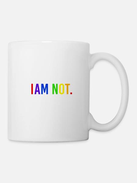 Gay Pride Rechte Csd Stolz Statement lgbt Geschenk - Tasse - Weiß