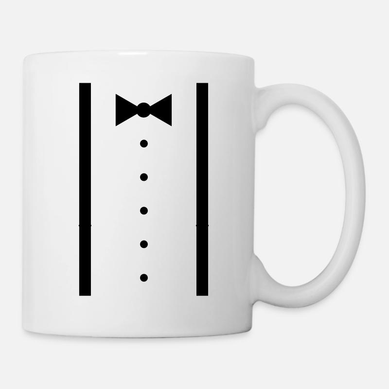 Hosenträger - Tasse - Weiß