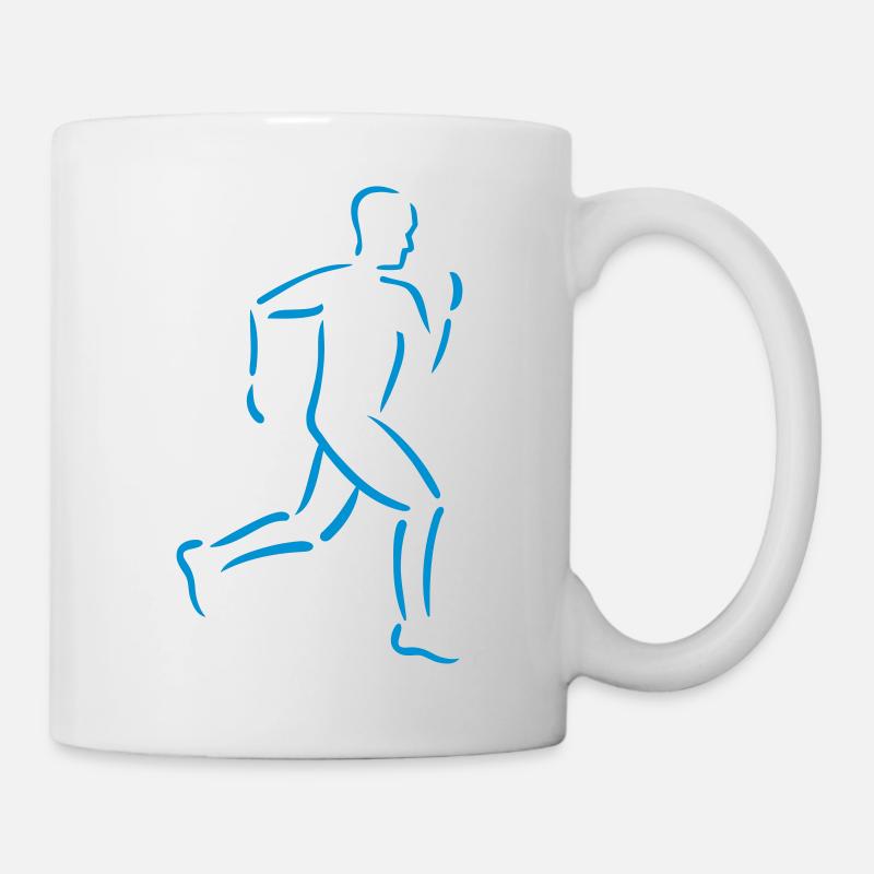 Courir - Mug blanc - blanc