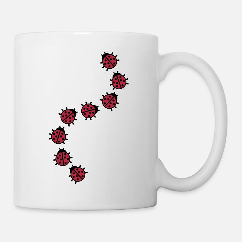 Coccinelle - Mug blanc - blanc